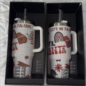 NEW NFL Atlanta Falcons Colossal Bling 46oz Tumbler (4270)